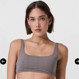 Vuori Encinitas Plaid Bikini Top